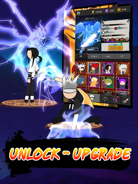 Stickman Ninja War iPad  سکرین شاٹس