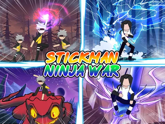 Stickman Ninja War iPad  سکرین شاٹس