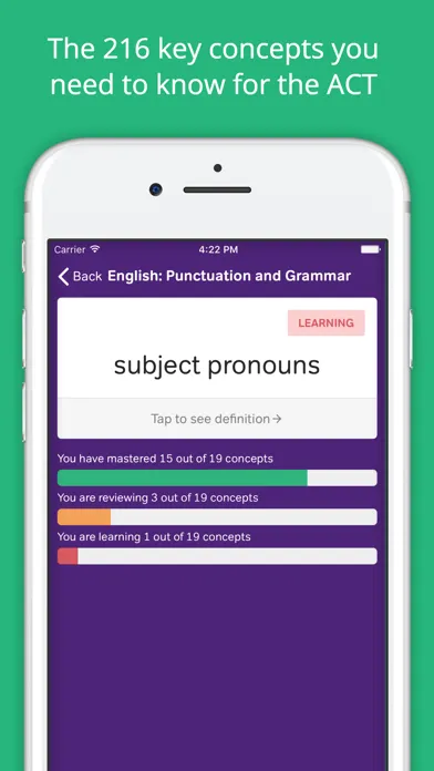 Tangkapan skrin ACT Practice Flashcards