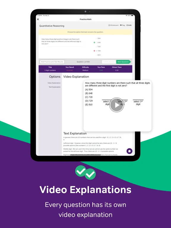 تصاویر GMAT Prep & Practice - Magoosh iPad 