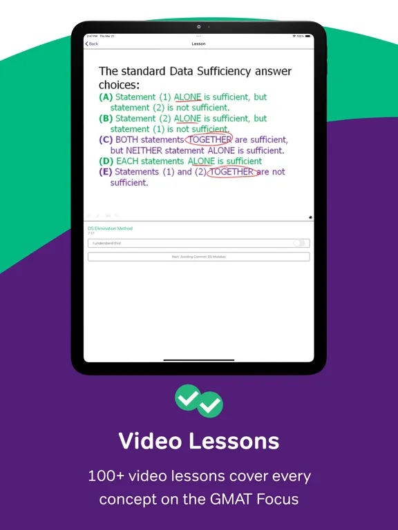 تصاویر GMAT Prep & Practice - Magoosh iPad 
