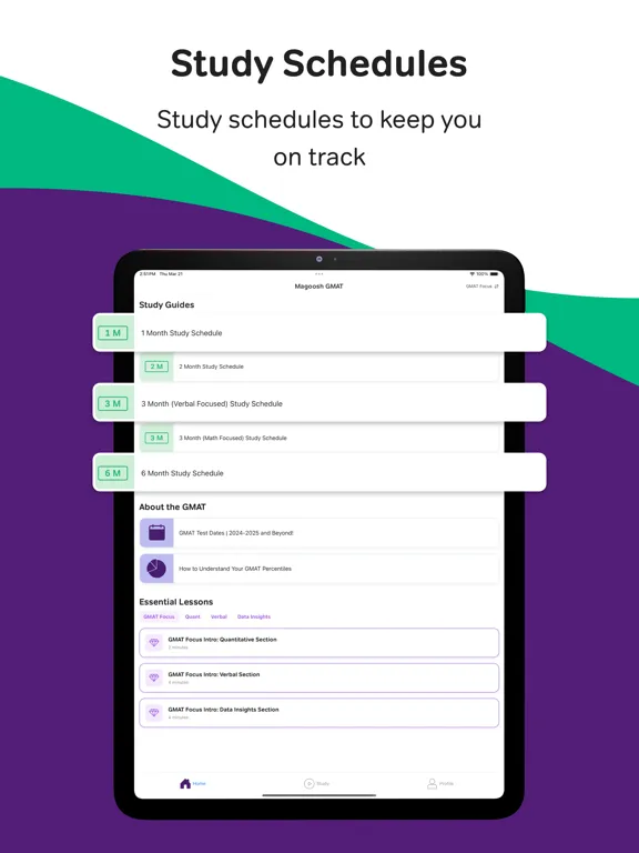 تصاویر GMAT Prep & Practice - Magoosh iPad 