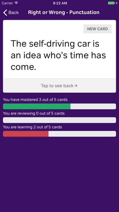English Grammar Flashcards Ekran Görüntüleri