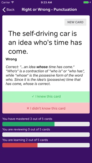 English Grammar Flashcards Ekran Görüntüleri