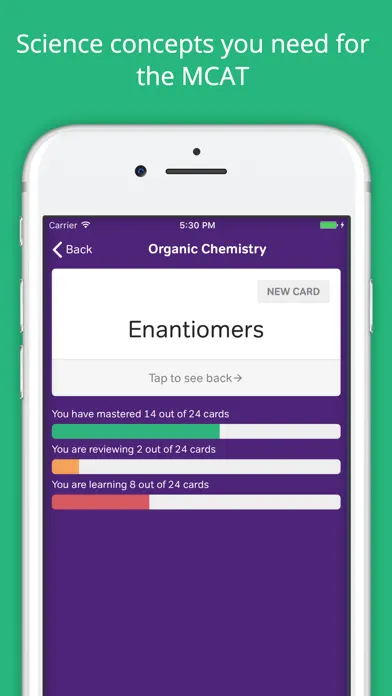 MCAT Prep: MCAT Flashcards Ekran Görüntüleri