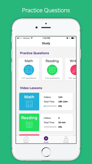 Ảnh chụp màn hình của PSAT Prep & Practice from Magoosh