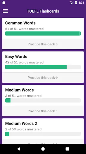 صور TOEFL English Vocabulary Cards