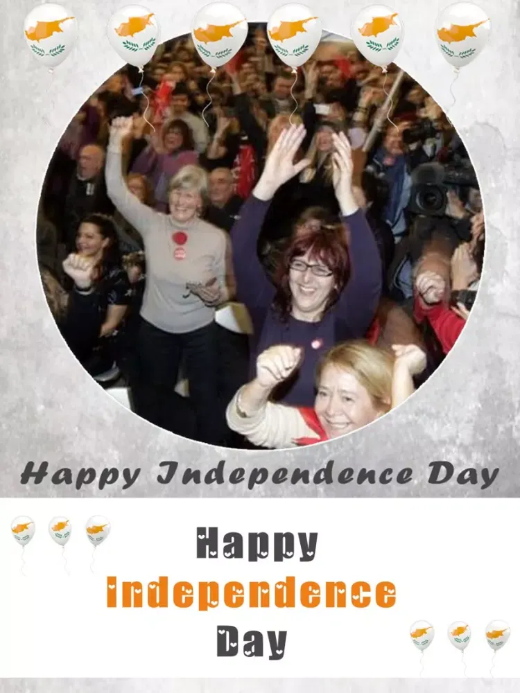 ภาพหน้าจอของ Cyprus Independence Day Frames iPad 