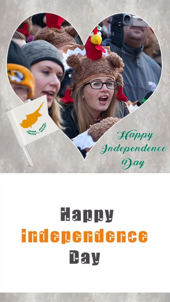 ภาพหน้าจอของ Cyprus Independence Day Frames