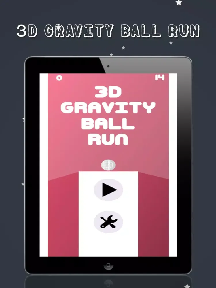 ภาพหน้าจอของ 3D Gravity Ball Run iPad 