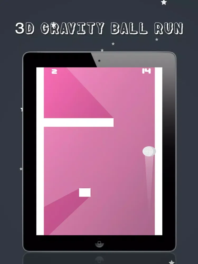 ภาพหน้าจอของ 3D Gravity Ball Run iPad 