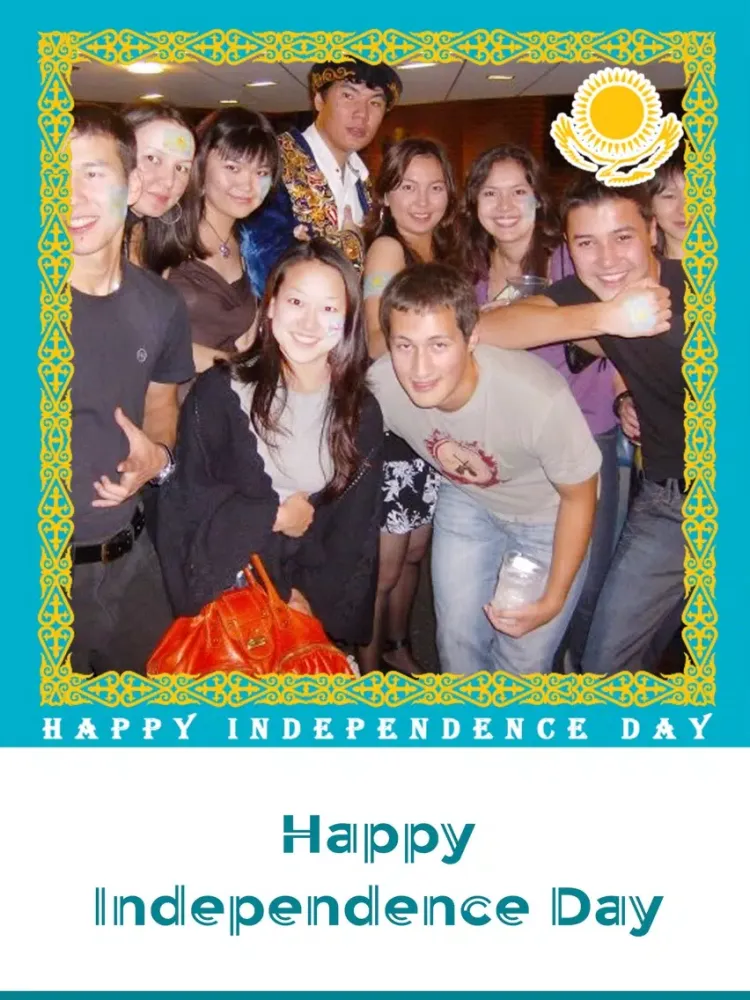 Kazakhstan Independence Day Frames iPad  Screenshots