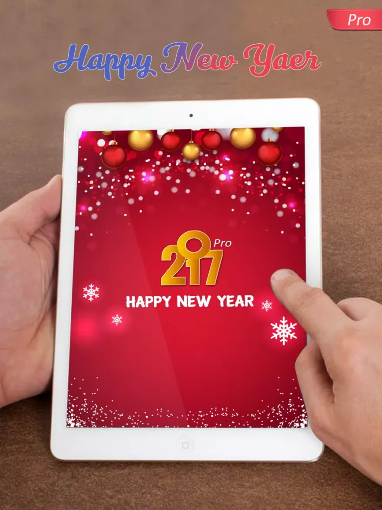 New Year Frames - PRO iPad  Screenshots