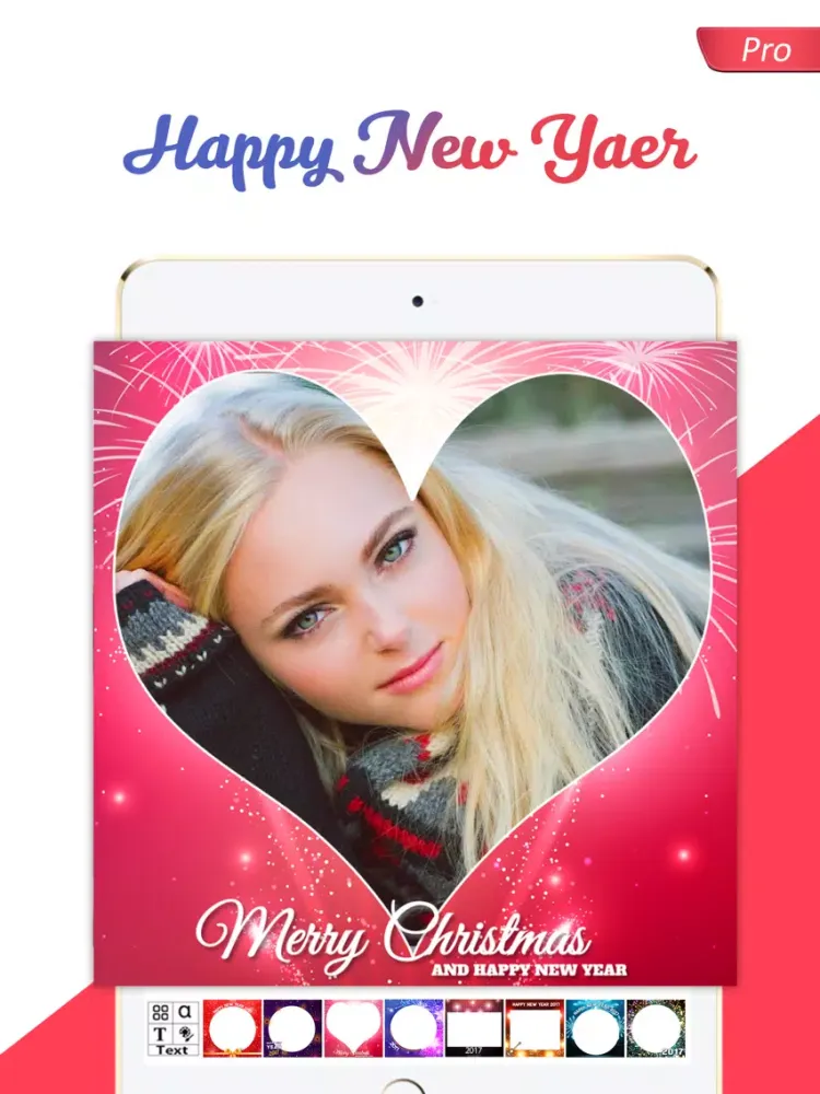New Year Frames - PRO iPad  Screenshots