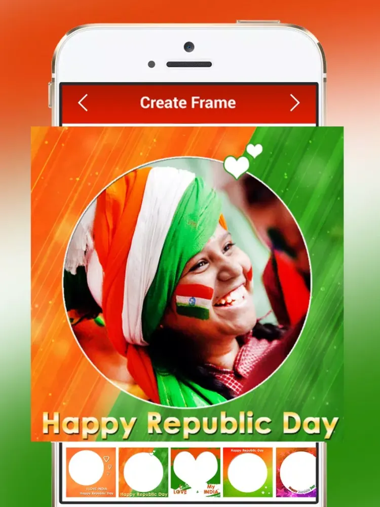 Happy Republic Day Photo Frames iPad  Screenshots