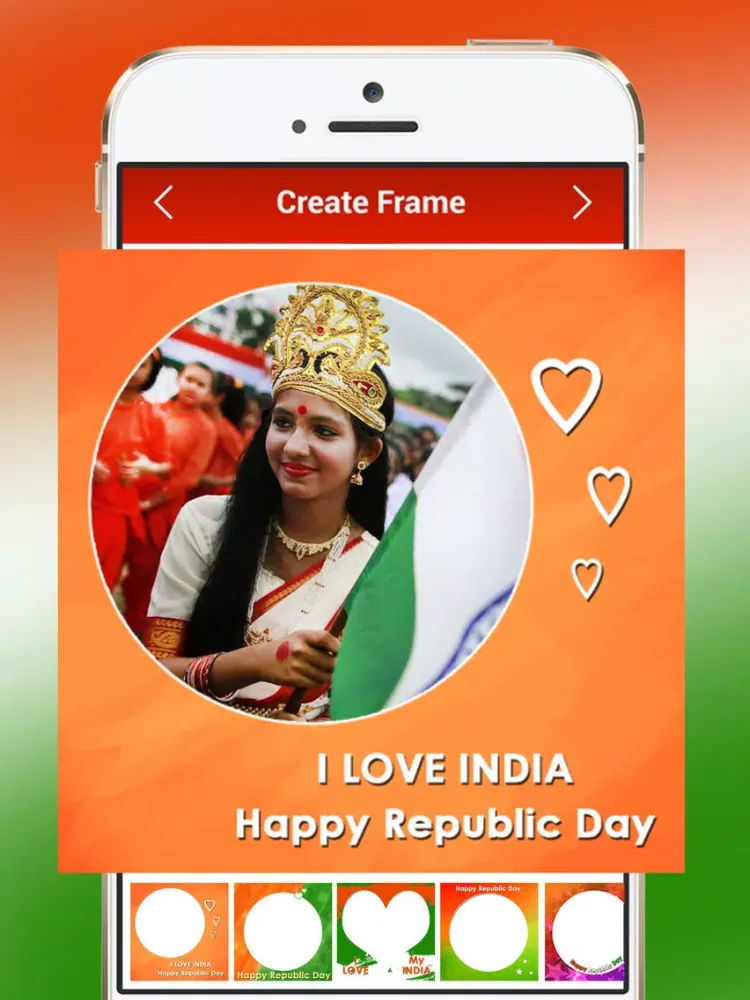 Happy Republic Day Photo Frames iPad  Screenshots
