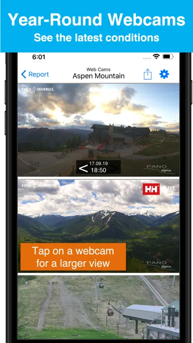 Скриншоты Colorado Snow Map & Webcams