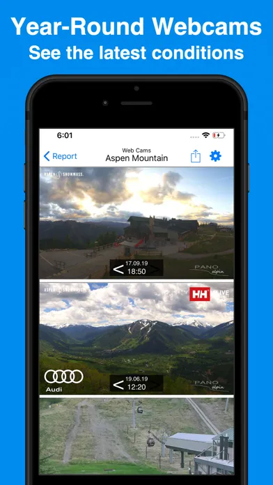 Скриншоты Colorado Snow Map & Webcams