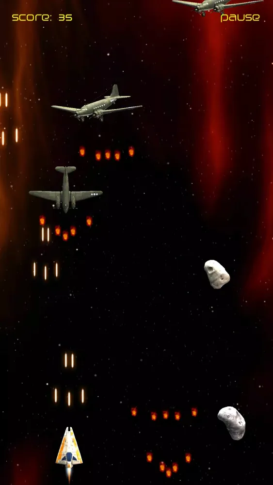 Ảnh chụp màn hình của Space Shooter plus