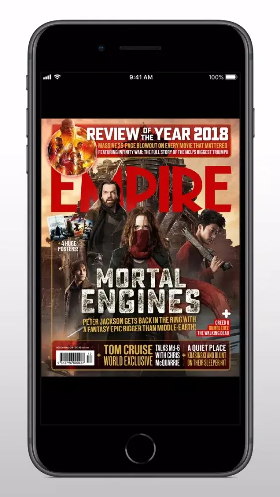 Tangkapan skrin Empire Australasia Magazine