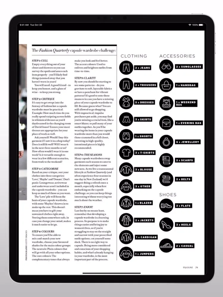 Fashion Quarterly Magazine NZ iPad  Ekran Görüntüleri