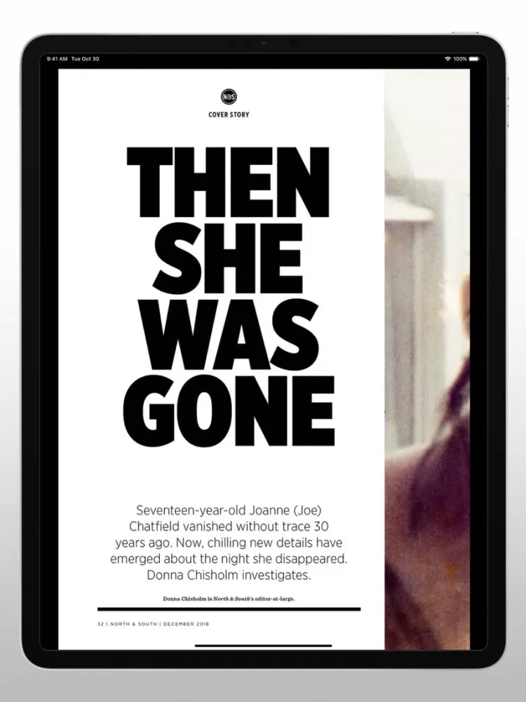 Screenshot di North & South Magazine iPad 