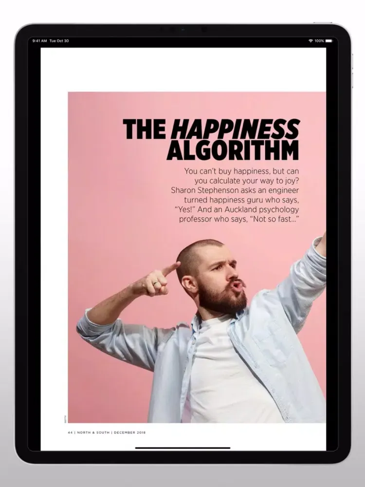 Screenshot di North & South Magazine iPad 