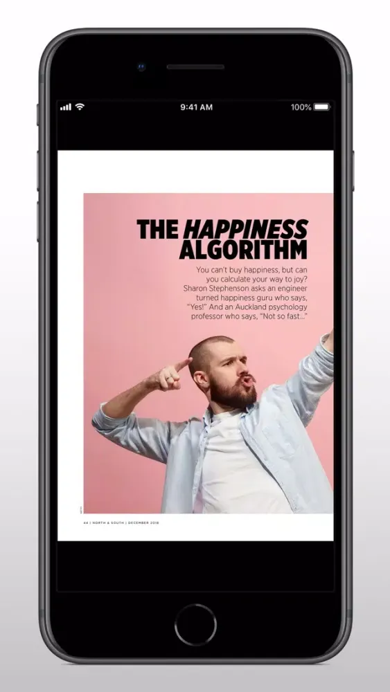 Screenshot di North & South Magazine