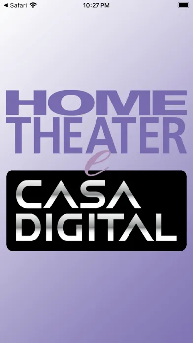 Ảnh chụp màn hình của Revista Home Theater Casa Dig