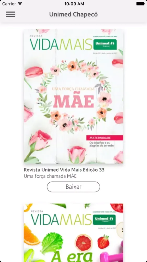 Unimed Chapecó Ekran Görüntüleri