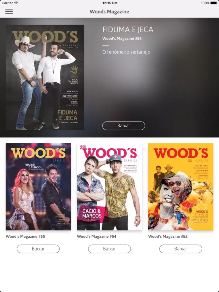 Woods Magazine iPad 應用截圖
