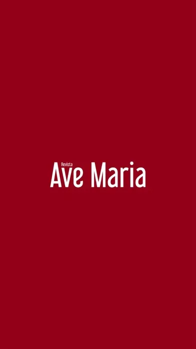 Capturas de tela do Revista Ave Maria Digital