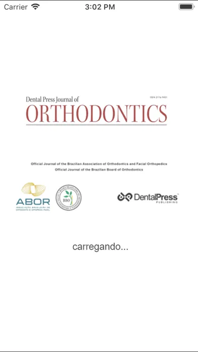 Journal of Orthodontics Screenshots