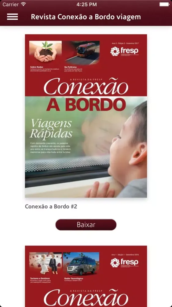 Revista Conexão a Bordo Ekran Görüntüleri