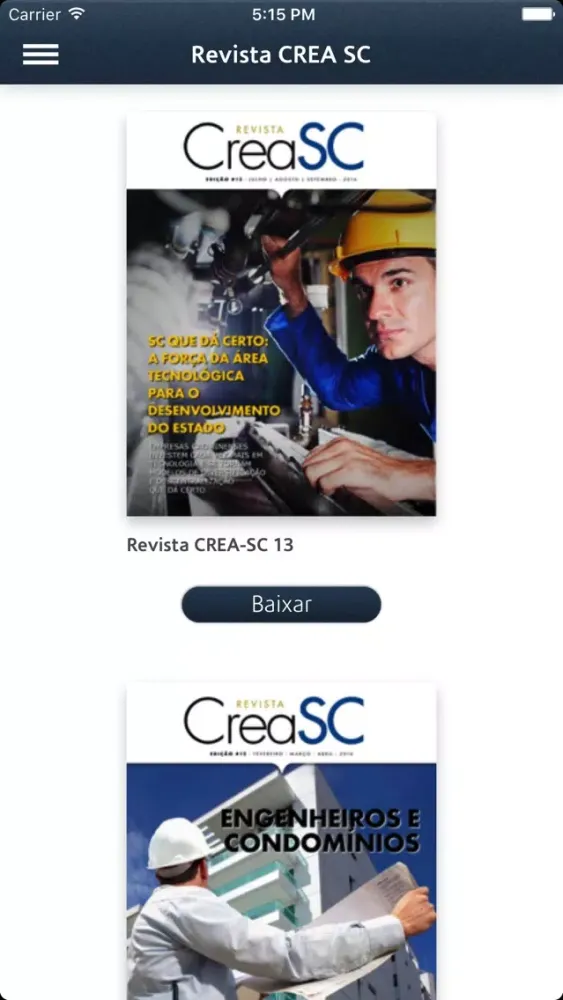 Revista CREA SC スクリーンショット