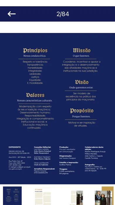 Tangkapan skrin Revista Maçonaria na Sociedade