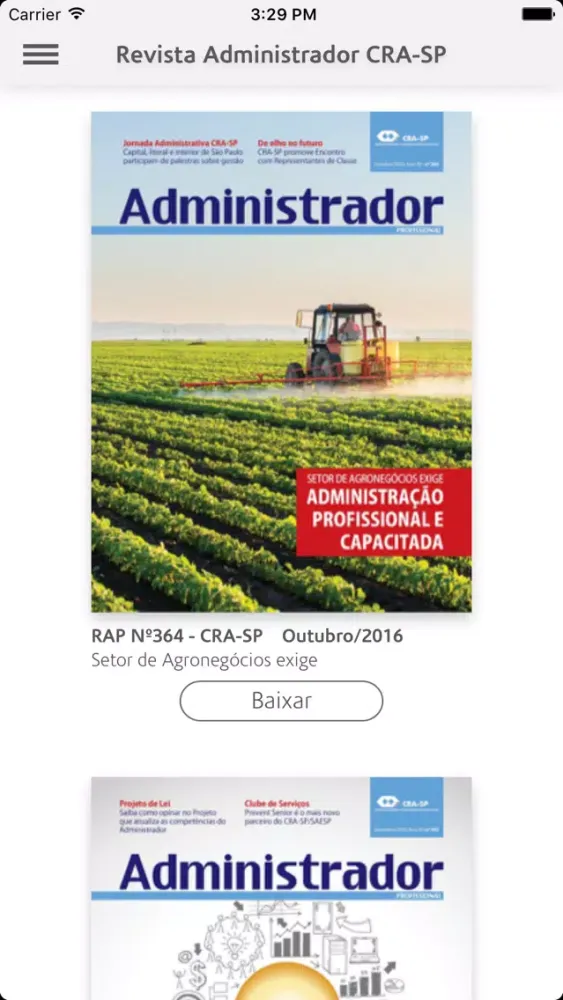 صور Revista Administrador CRA-SP