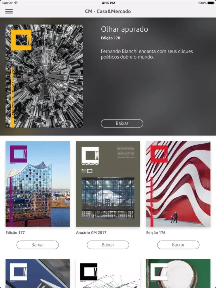 Zrzuty ekranu CM - Casa&Mercado iPad 