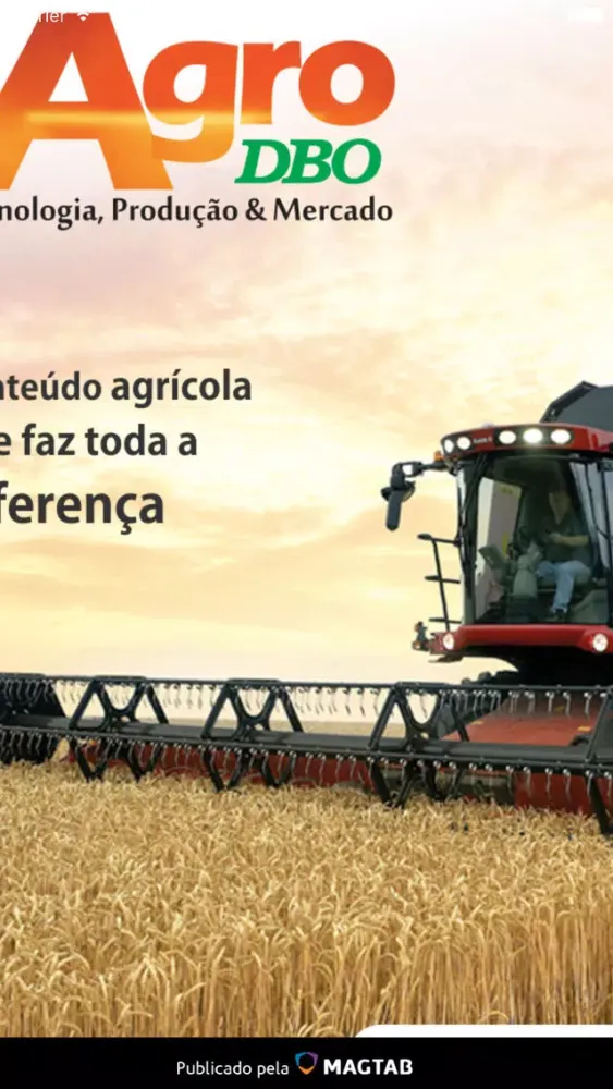 ภาพหน้าจอของ Revista Agro DBO
