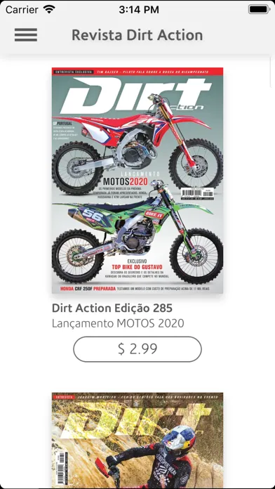 Tangkapan layar Revista Dirt Action