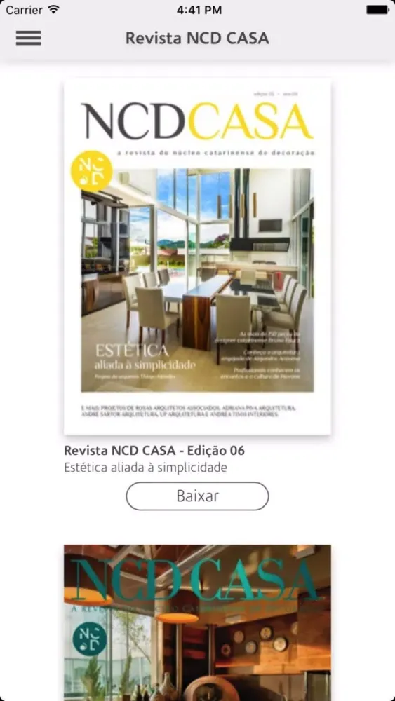 Captures d'écran de Revista NCD CASA