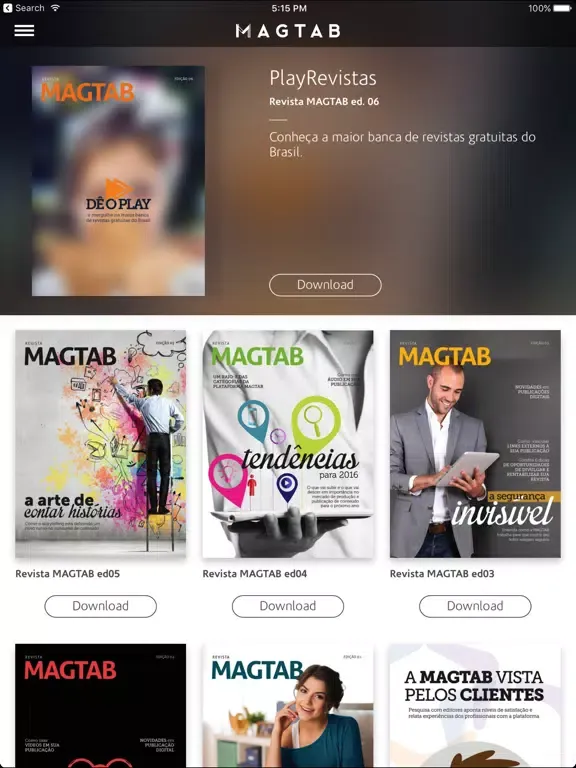 Revista MAGTAB iPad 应用截图