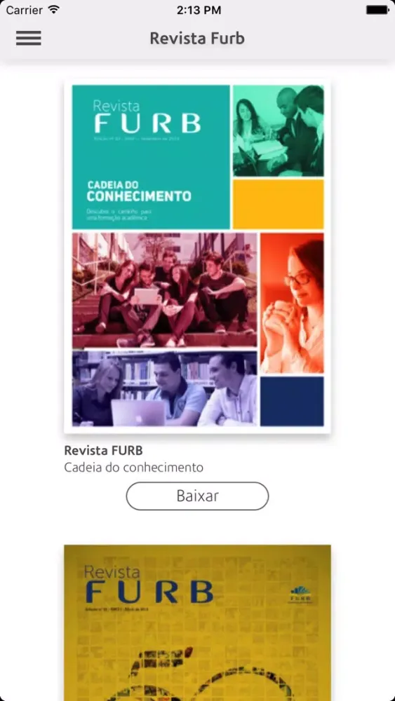 Capturas de pantalla de Revista Furb