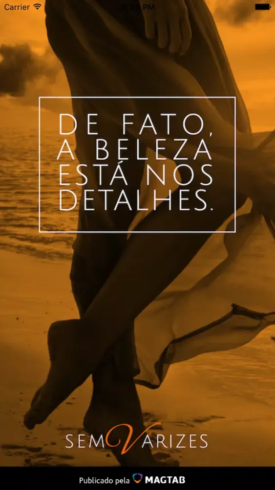 Capturas de tela do Revista Sem Varizes