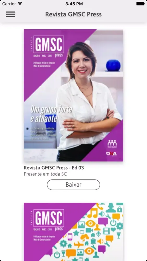Revista GMSC Press Screenshots