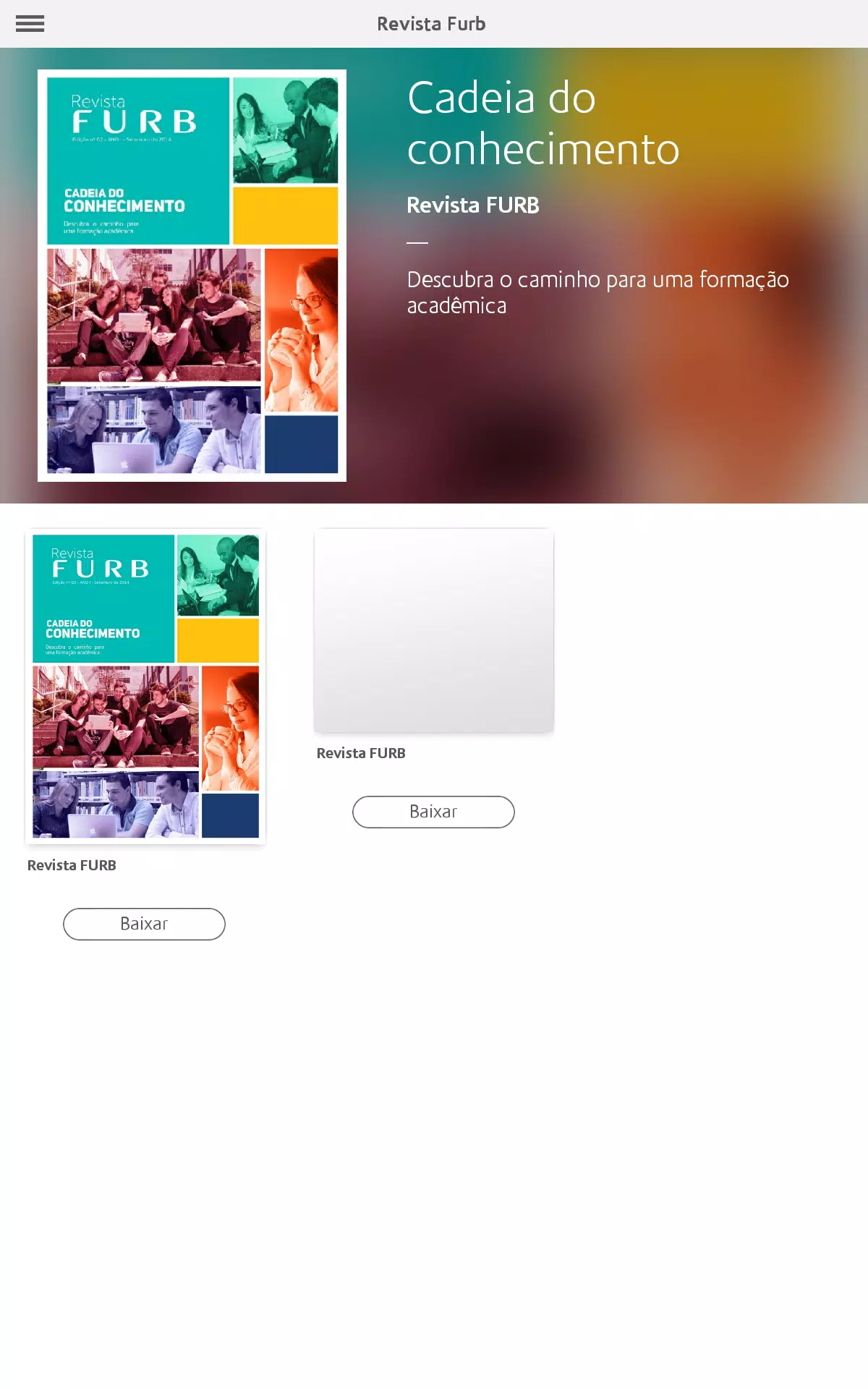 Revista Furb Screenshots