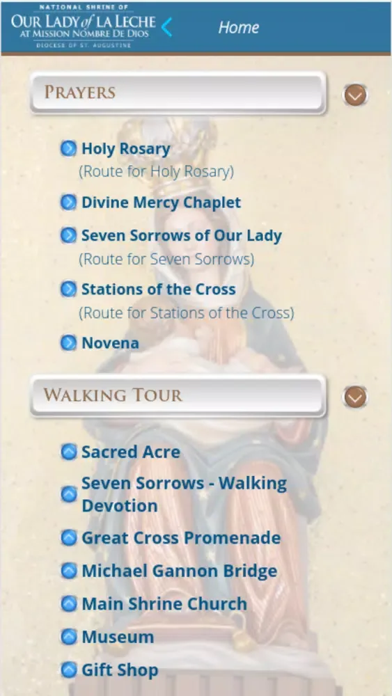 Capturas de pantalla de Our Lady of La Leche