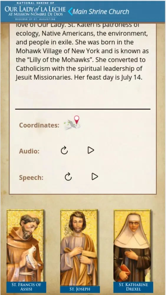 Capturas de pantalla de Our Lady of La Leche