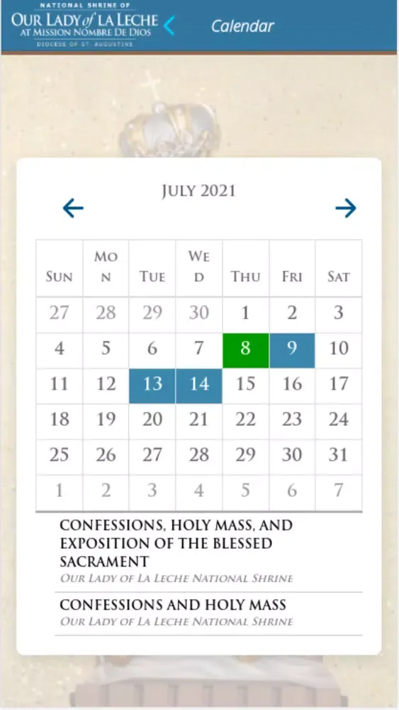 Capturas de pantalla de Our Lady of La Leche