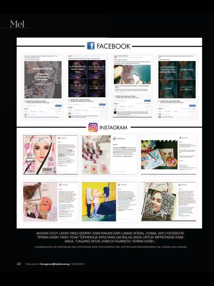 Hijabista Magazine iPad  Screenshots